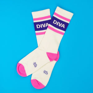 Diva Gym Crew Socks