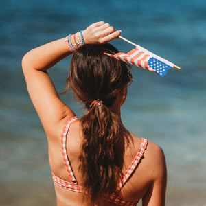 K'lani "Free" Patriotic Hair Tie Bracelets