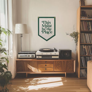 This Must Be The Place Felt CampFlag