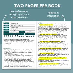 Lamare Reading Journal – Track & Plan Your Book Journey