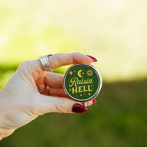 Purse Pill Box, Raisin' Hell