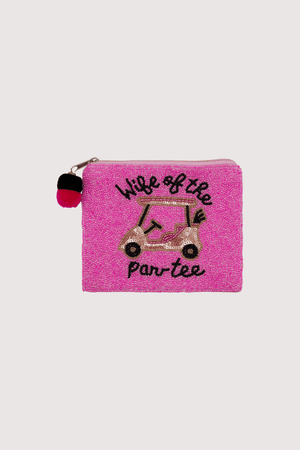 WIFE OF THE PAR-TEE BEADED COIN POUCH