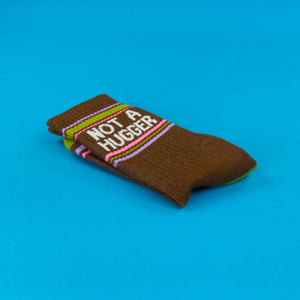 Not A Hugger Gym Crew Socks