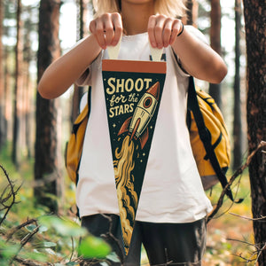 Shoot for the Stars Felt Pennant