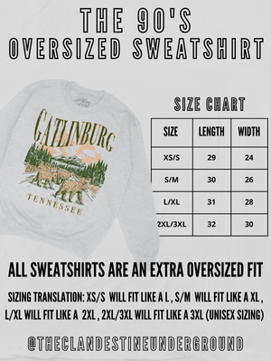 Love is the Answer Oversized 90's Sweatshirt | Valentines