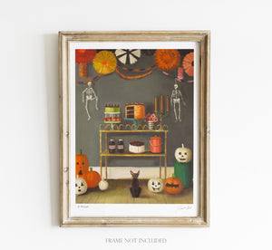 At Midnight Art Print - 8.5 X 11