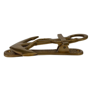 6-1/2" Antiqued Brass Anchor Door Knockerk