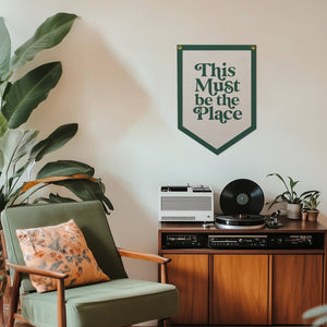 This Must Be The Place Felt CampFlag