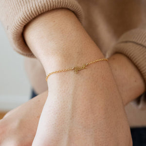 Fuck Script Bracelet - 14k Gold or Sterling Silver Plated