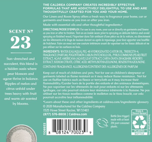 Pear Blossom Agave Linen & Room Spray with Soap Bark & Aloe