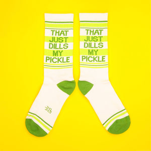 That Just Dills My Pickle Gym Crew Socks