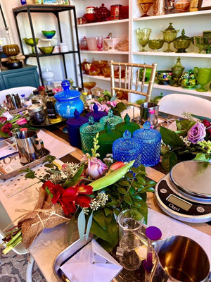 12/18 Monthly Candle Workshop at the studio