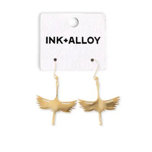 Edina Crane Dangle Earrings