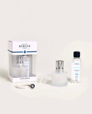 Spirale Frosted Lamp with Ocean Breeze Oil