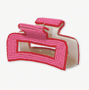Lola Solid Color With Piped Edges Claw Pink