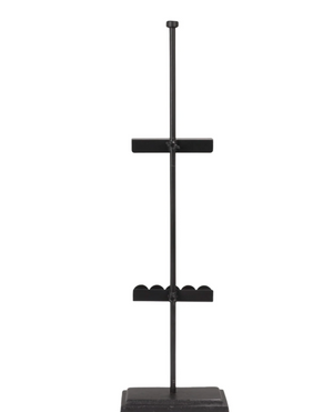 Metal Adjustable Scalloped Easel, Black