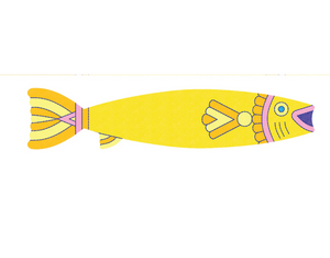 Sardines Fishy Sticky Notes