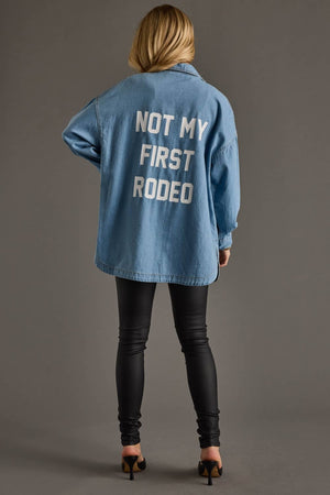 Not My First Rodeo Button Up