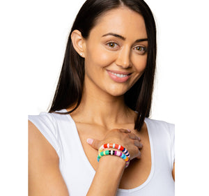 Sugar Stripe Tile Bracelet Assortment