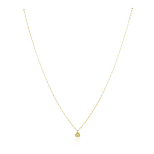 Elsa Mini Heart Necklace White