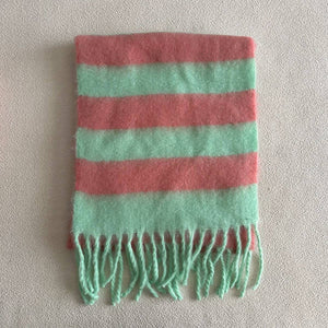Thick Striped Scarf