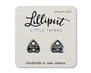 Spooky Planchette Earrings // Witchy Earrings