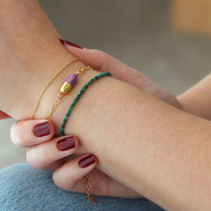 Chill Pill Charm Bracelet 18K Gold Vermeil