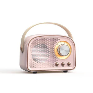Retro Bluetooth Speaker Green or Pink