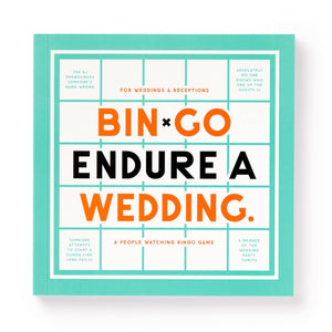 Brass Monkey Bin-go Endure A Wedding Bingo Book