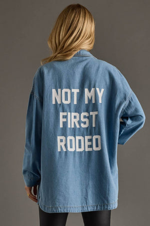 Not My First Rodeo Button Up