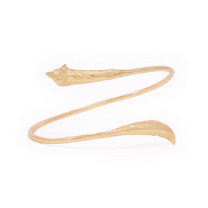 Felicity Fox Twisted Cuff Bracelet Brass
