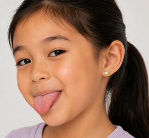 Unicorn Enamel Flat Back Kids Earrings