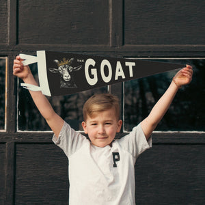 The G.O.A.T Greatest of All Time Felt Pennant