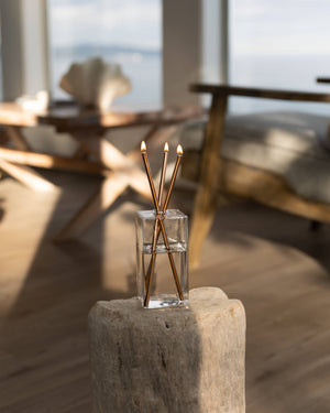 Bondi Clear Glass Vase for Everlasting Candles