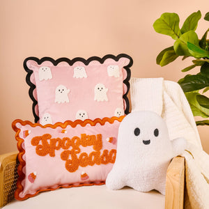 Throw Pillow-Ghost
