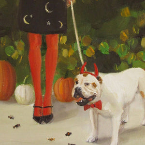 Danielle And The Devil Art Print - 8.5" X 11"