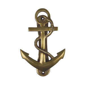 6-1/2" Antiqued Brass Anchor Door Knockerk