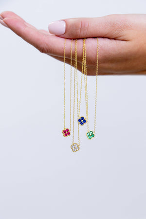 Mini Gracie CZ Pendant Necklace