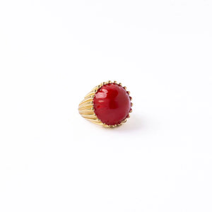 Isabella Enamel Cocktail Ring - Adjustable Size