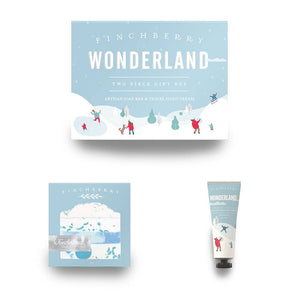 Wonderland 2 Pcs Stocking Stuffers Bath & Body Set for Women