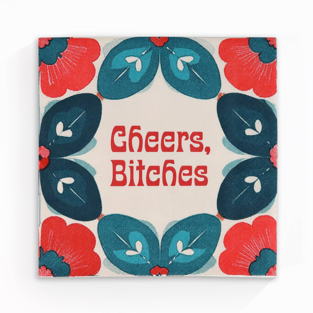 Cheers, Bitches - Funny Retro Cocktail Napkins
