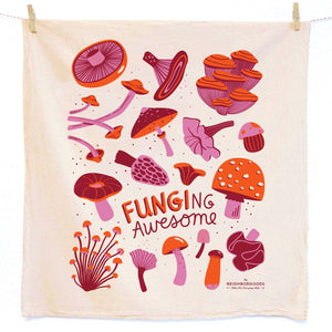 FALL FEAST (Mushroom, Gourd) - Tea Towel Set of 2