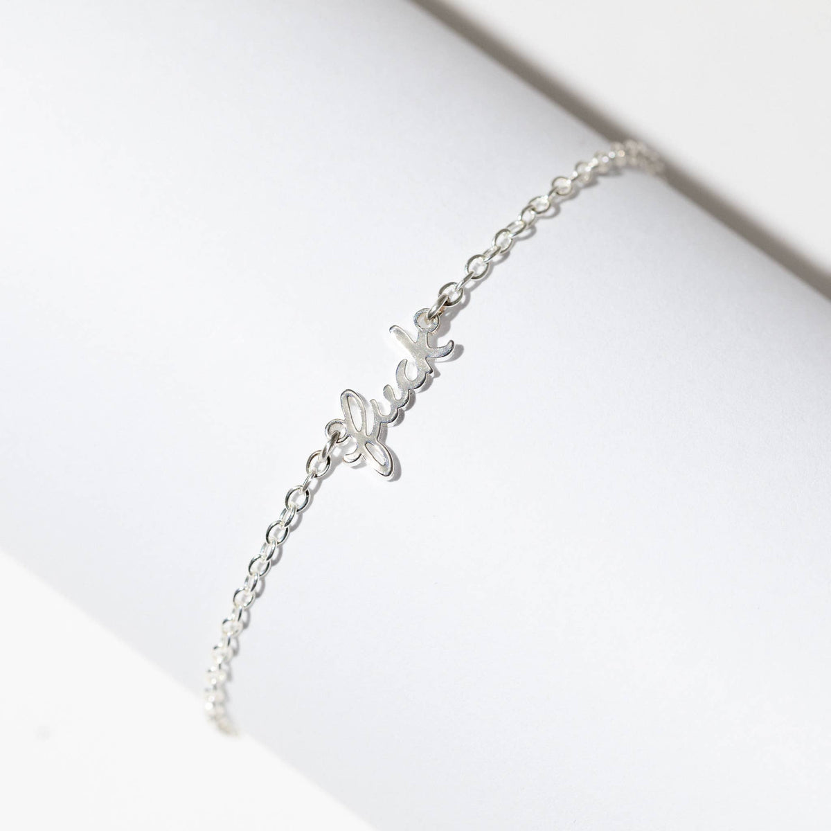 Fuck Script Bracelet - 14k Gold or Sterling Silver Plated