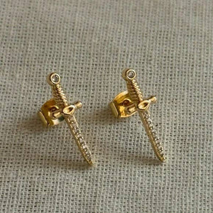 Dagger Stud Earrings