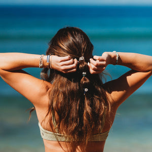K'lani "Anchor" Nautical Colors with Anchor Charm Hair Tie Bracelets