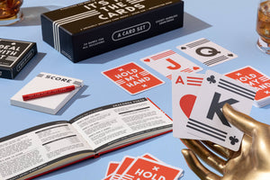 Brass Monkey It's In The Cards Playing Card Game Set