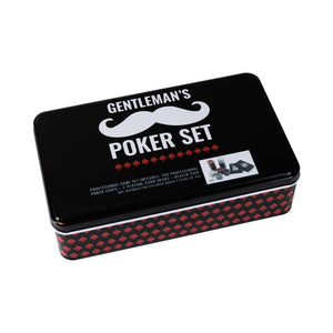 Men's Professional Poker in a Tin Set