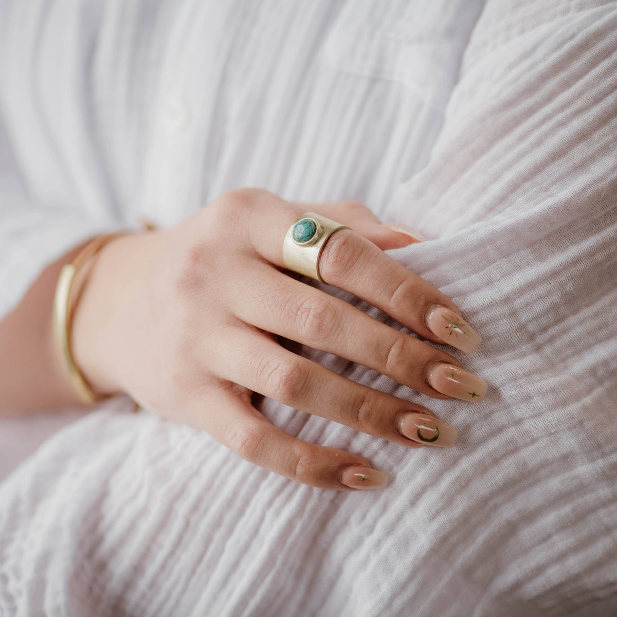Nile Ring // 8mm // Turquoise