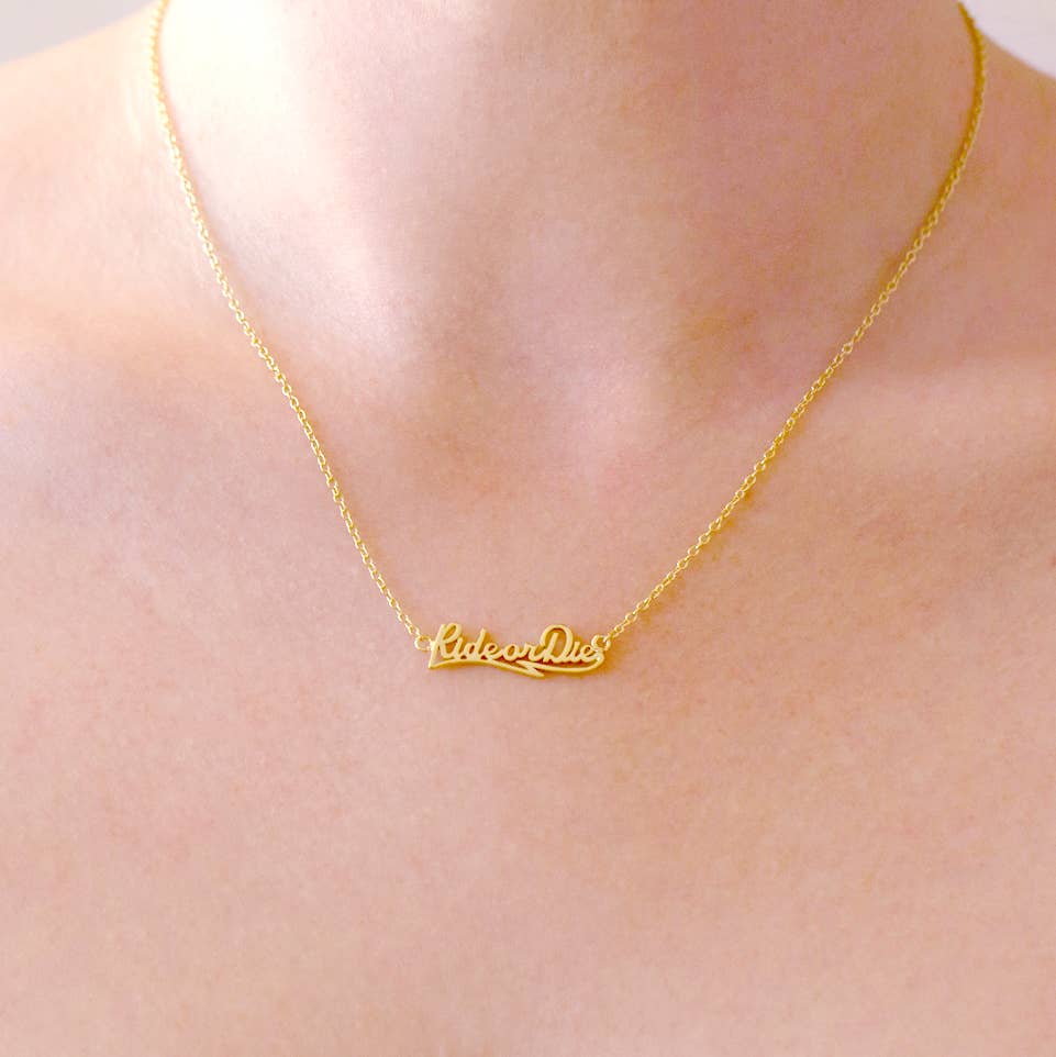 Ride or Die Necklace | Valentine's Day