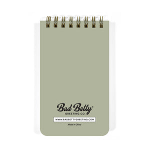 Jumping to Conclusions - Funny 3x5 Spiral Memo Notepad